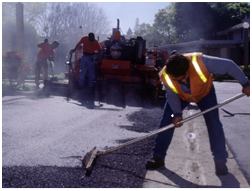 road overlay process